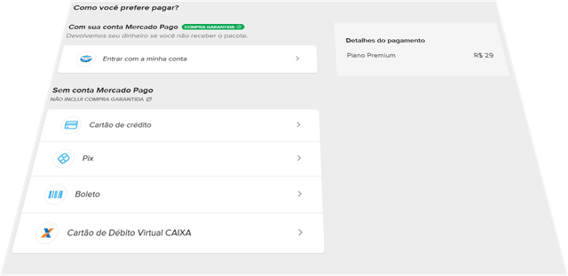 Passo 2: Pagamento